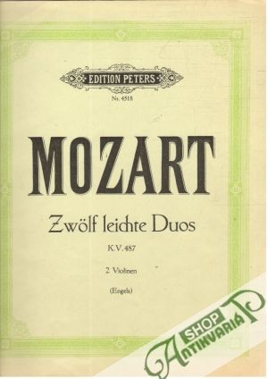 Obal knihy Zwölf Leichte Duos 2 Violinen