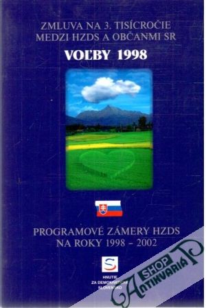 Obal knihy Voľby 1998 - Programové zámery HZDS na roky 1998-2002