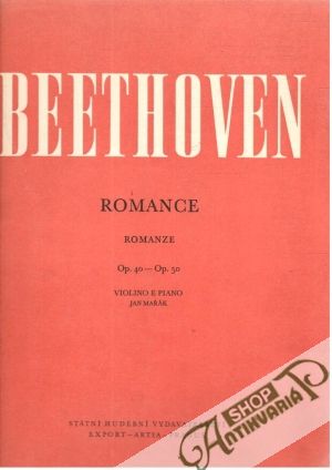 Obal knihy Romance Op. 40 - Op. 50 Violino e Piano