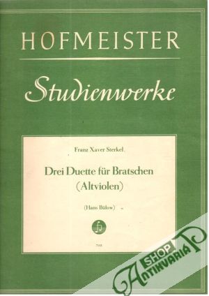Obal knihy Drei Duette für Bratschen (Altviolen)