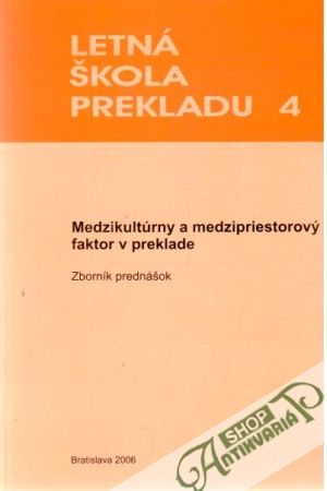 Obal knihy Letná škola prekladu 4