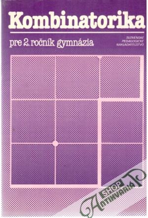 Obal knihy Kombinatorika pre 2.ročník gymnázia