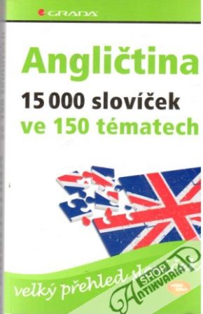 Obal knihy Angličtina - 15 000 slovíček ve 150 tématech