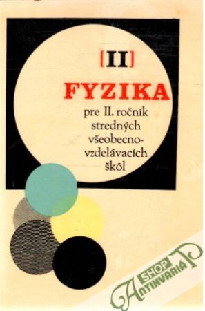Obal knihy Fyika pre II. ročník stredných VZŠ