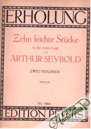 Obal knihy Zehn Leichte Stücke - Zwei Violinen Op.246