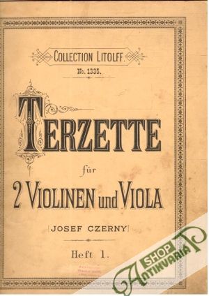 Obal knihy Terzette für 2 Violinen und Viola Heft I.