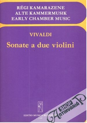 Obal knihy Sonate a due violini