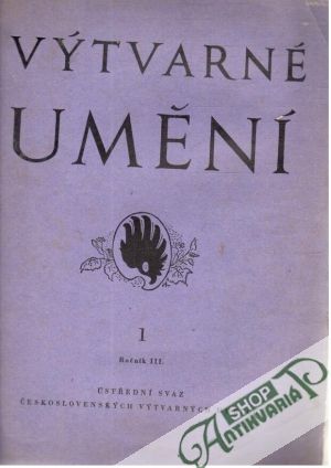 Obal knihy Výtvarné umění 1/1953