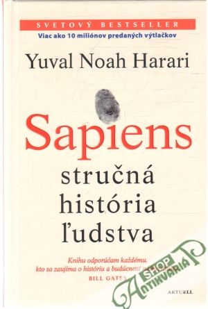 Obal knihy Sapiens - stručná história ľudstva