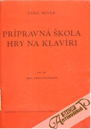 Obal knihy Prípravná škola hry na klavíri