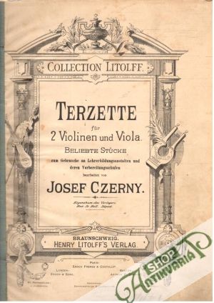 Obal knihy Terzette fü 2 Violinene und Viola