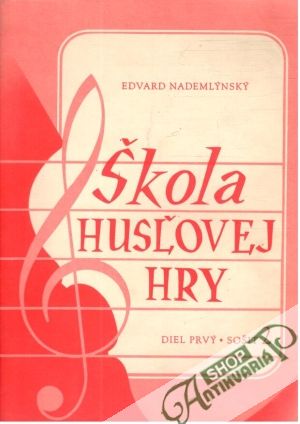 Obal knihy škola husľovej hry I., sošit 2