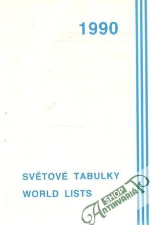 Obal knihy Světové tabulky - World lists 1990