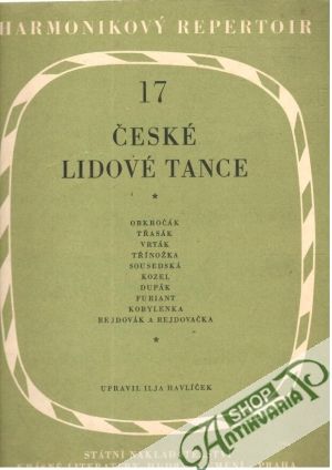 Obal knihy České lidové tance