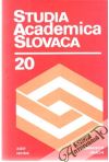 Mistrík Jozef - Studia Academica Slovaca 20