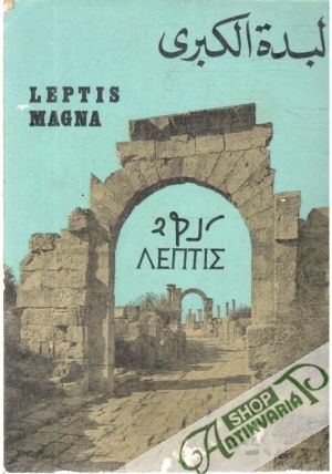 Obal knihy Leptis Magna (v arabčine)