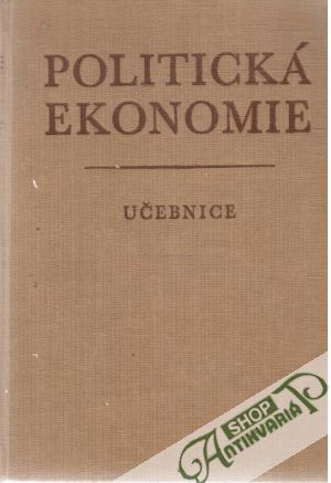 Obal knihy Politická ekonomie - učebnice