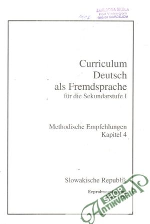 Obal knihy Curriculum Deutsch als Fremdsprache