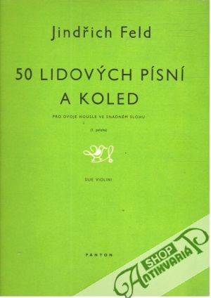 Obal knihy 50 lidových písní a koled