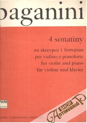 Obal knihy 4 sonatiny