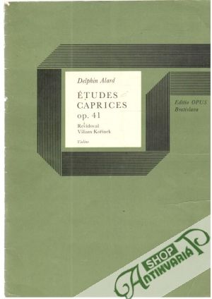 Obal knihy Études caprices