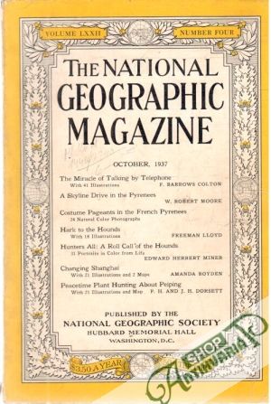 Obal knihy The national geographic magazine 10/1937