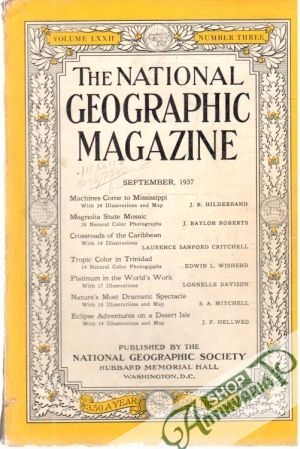 Obal knihy The national geographic magazine 9/1937