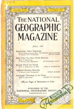 Obal knihy The national geographic magazine 7/1949