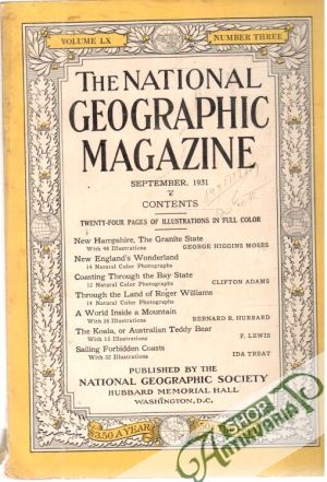 The national geographic magazine 9/1931 - Kolektív autorov