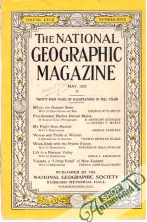 Obal knihy The national geographic magazine 5/1935
