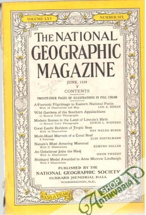 The national geographic magazine 6/1934 - Kolektív autorov