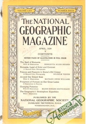 The national geographic magazine 4/1934 - Kolektív autorov