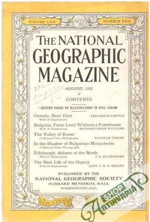 The national geographic magazine 8/1932 - Kolektív autorov