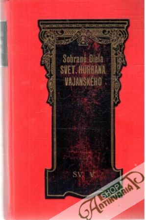 Obal knihy Sobrané diela Svetozára Hurbana Vajanského V.