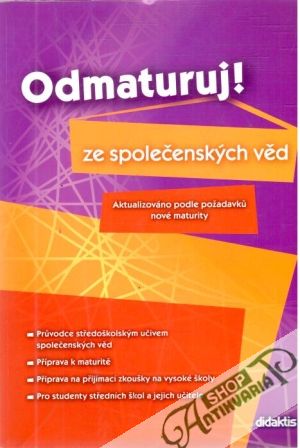 Obal knihy Odmaturuj ze společenských věd