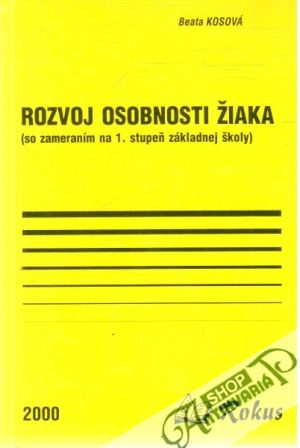 Obal knihy Rozvoj osobnosti žiaka so zameraním na 1. stupeň základnej školy