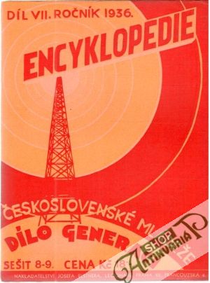 Obal knihy Encyklopedie 8-9, VII./1936