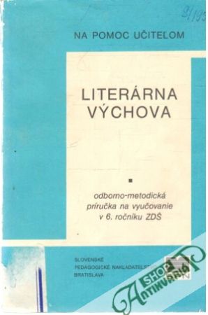 Obal knihy Literárna výchova v 6. ročníku ZDŠ