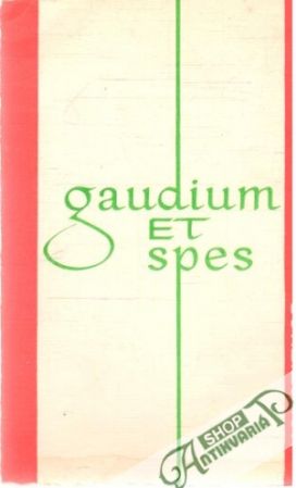 Obal knihy Gaudium et spes