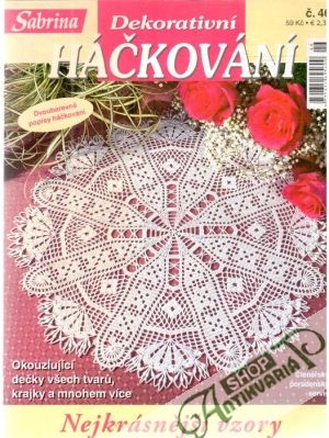 Obal knihy Sabrina - Dekorativní háčkování