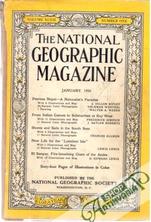 Obal knihy The national geographic magazine 1/1950