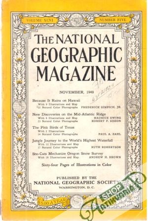 Obal knihy The national geographic magazine 11/1949