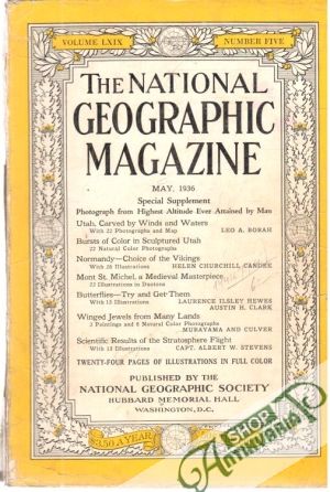 Obal knihy The national geographic magazine 5/1936