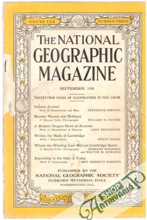 Obal knihy The national geographic magazine 9/1936