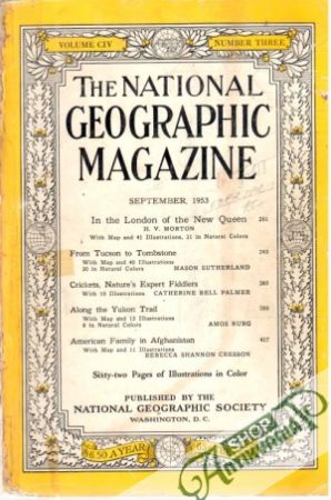 Obal knihy The national geographic magazine 9/1953