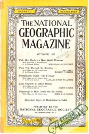 Obal knihy The national geographic magazine 10/1952