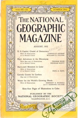 Obal knihy The national geographic magazine 8/1952