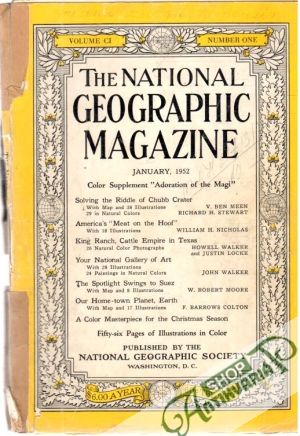 Obal knihy The national geographic magazine 1/1952