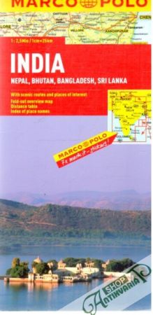 Obal knihy India, Nepal, Bhutan, Bangladesh, Sri Lanka