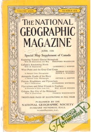 Obal knihy The national geographic magazine 6/1936